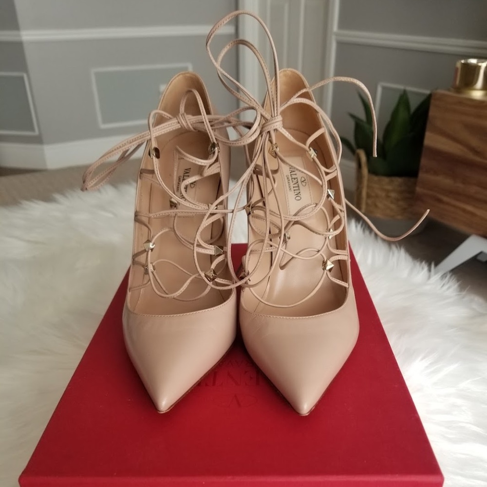 Valentino Rockstud Gladiator Pump